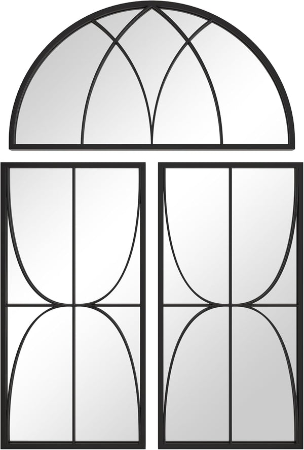 Arched Mirror with Metal Frame