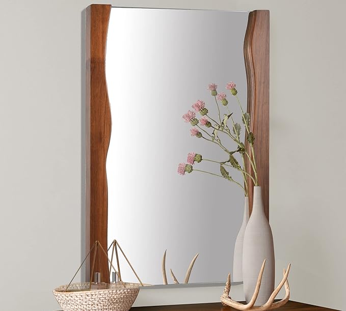 Rectangle Wood Bathroom Mirror