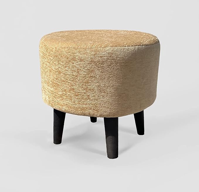 Upholstered Ottoman Stool for Living Room