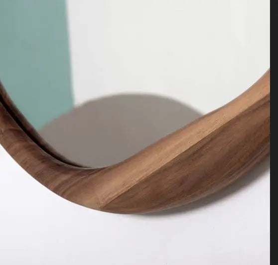Stylish Round Mirror 3D model
