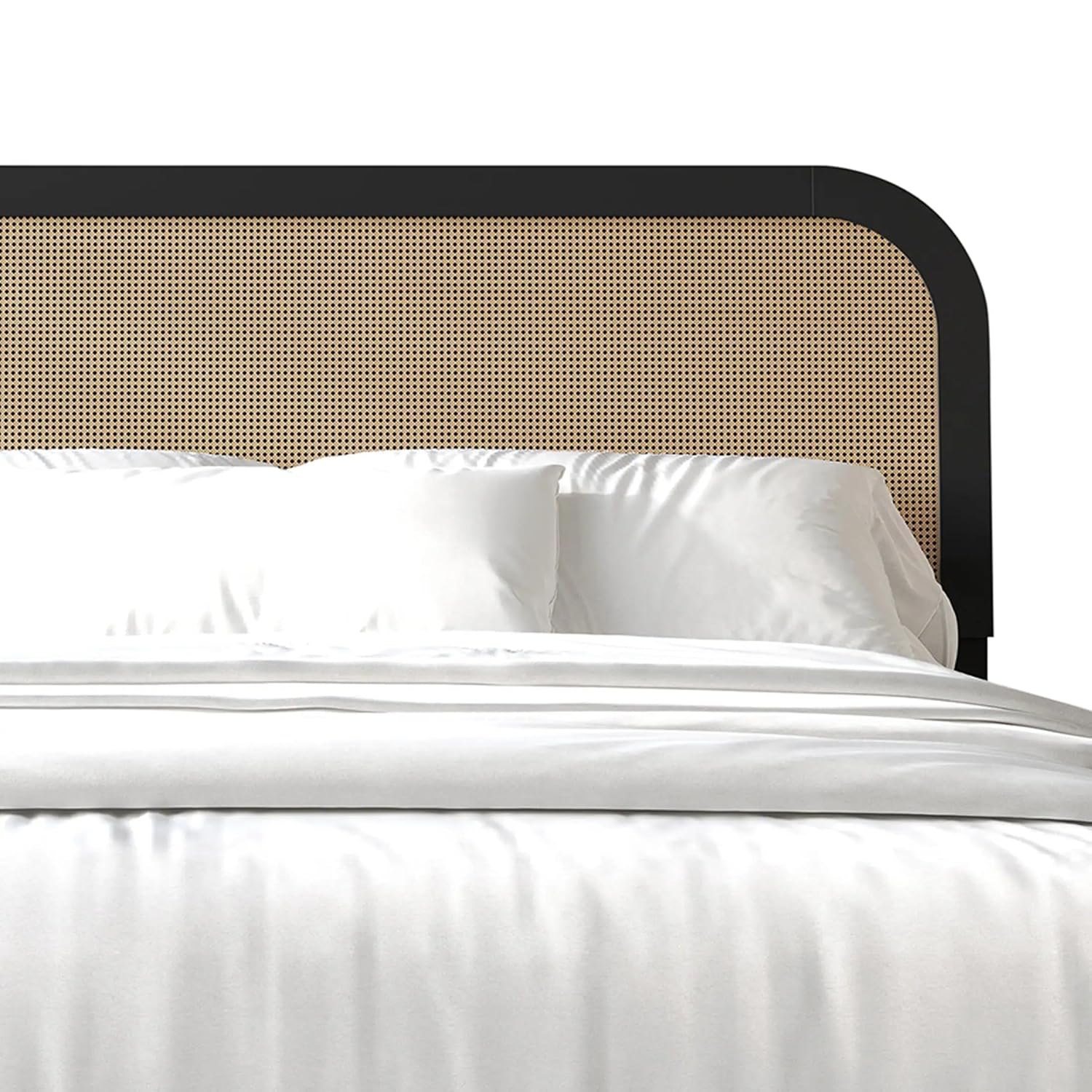 Bed Frame with Cane Headboard