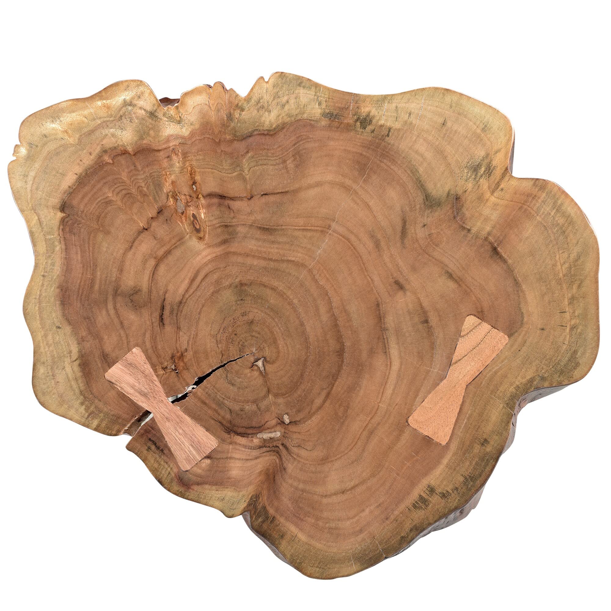 Solid Wood Live Edge Accent, Side TABLE