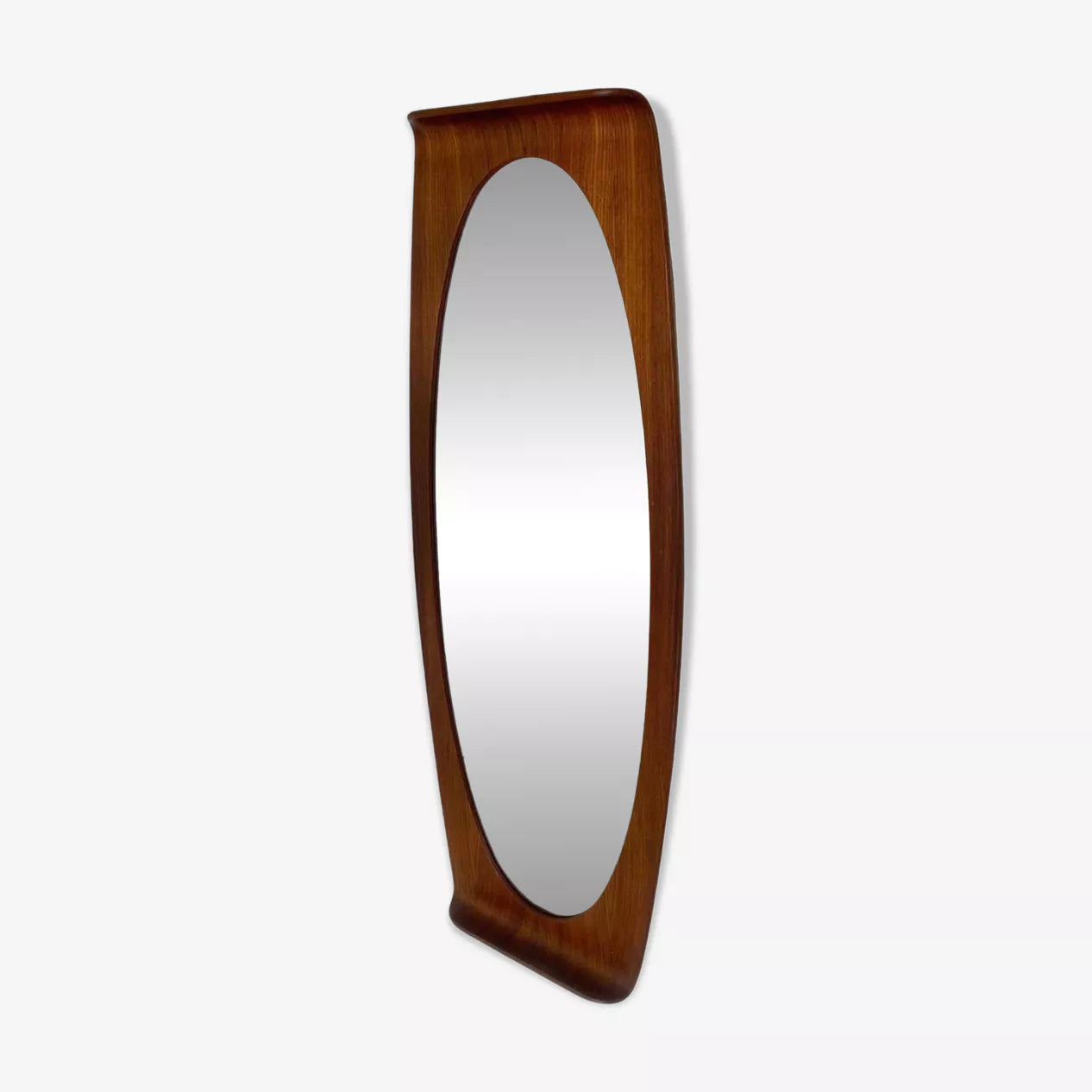 Mid Century Modern Wood Wall Mirro