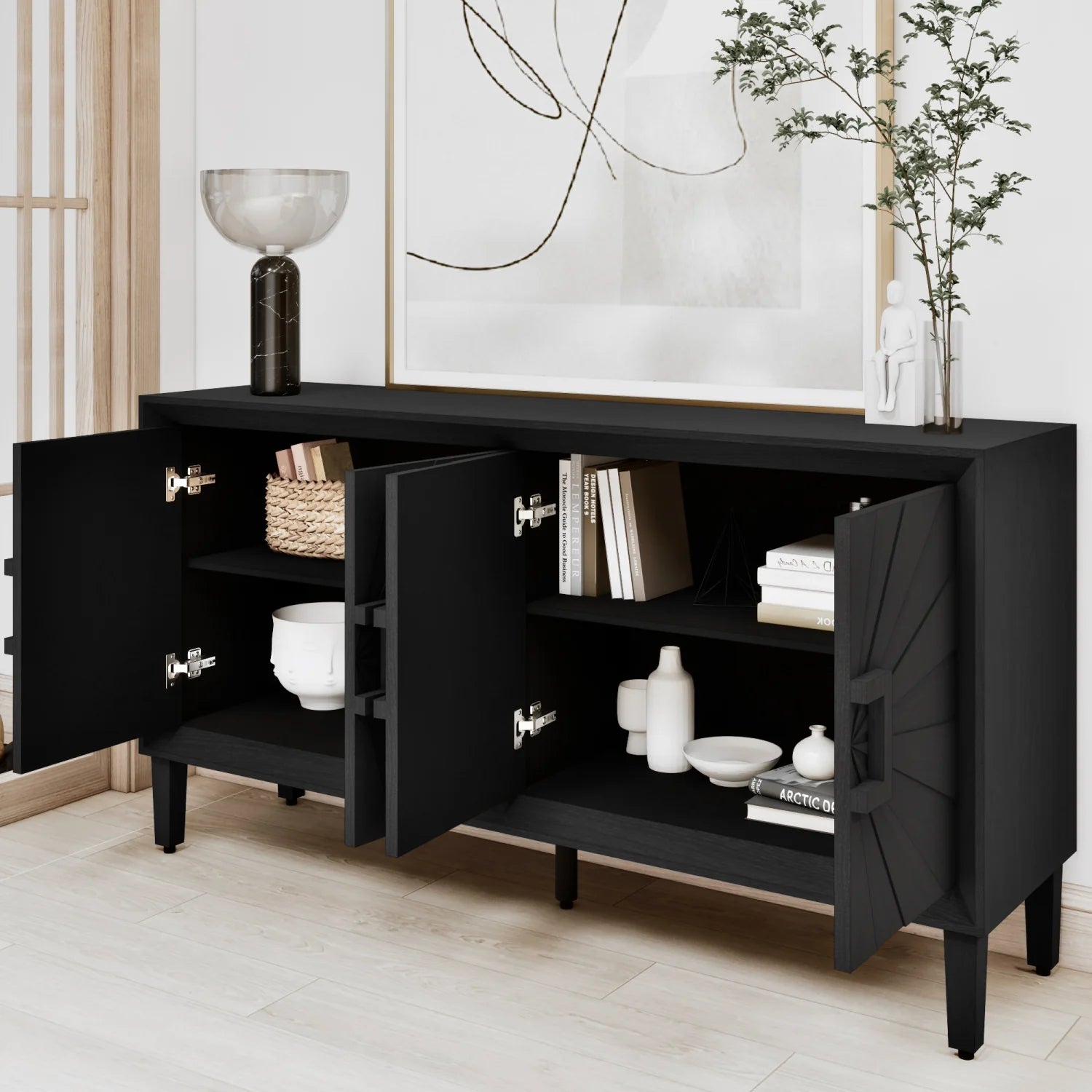 Rustic Black Farmhouse
