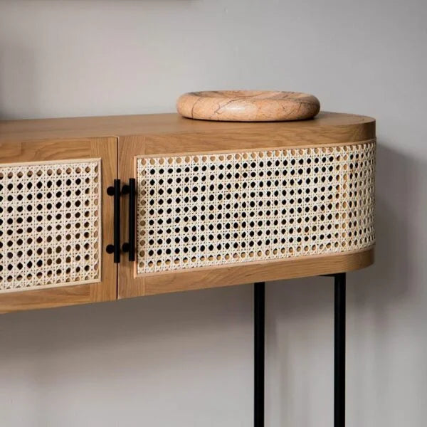 CANNE CURVY CORNER CONSOLE UNIT