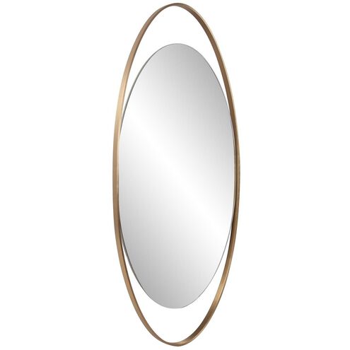 Antique Brass Mirror