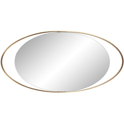Antique Brass Mirror