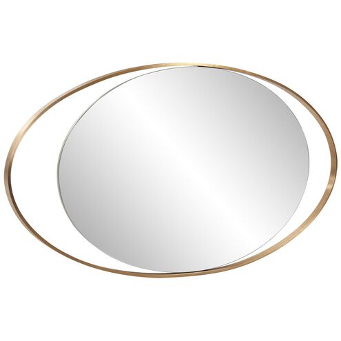 Antique Brass Mirror
