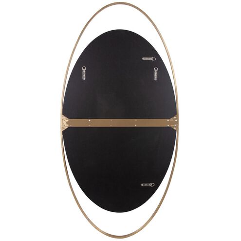 Antique Brass Mirror