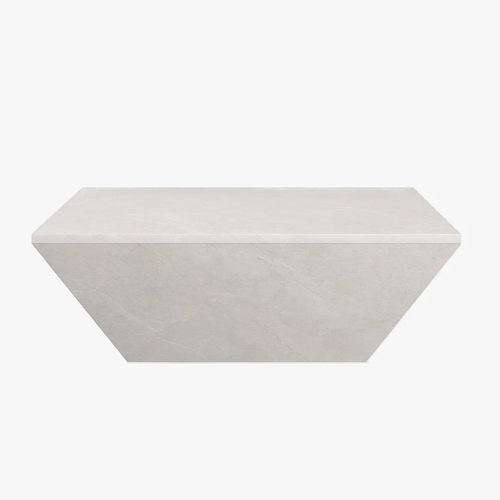 Modern Square Travertine Coffee Table