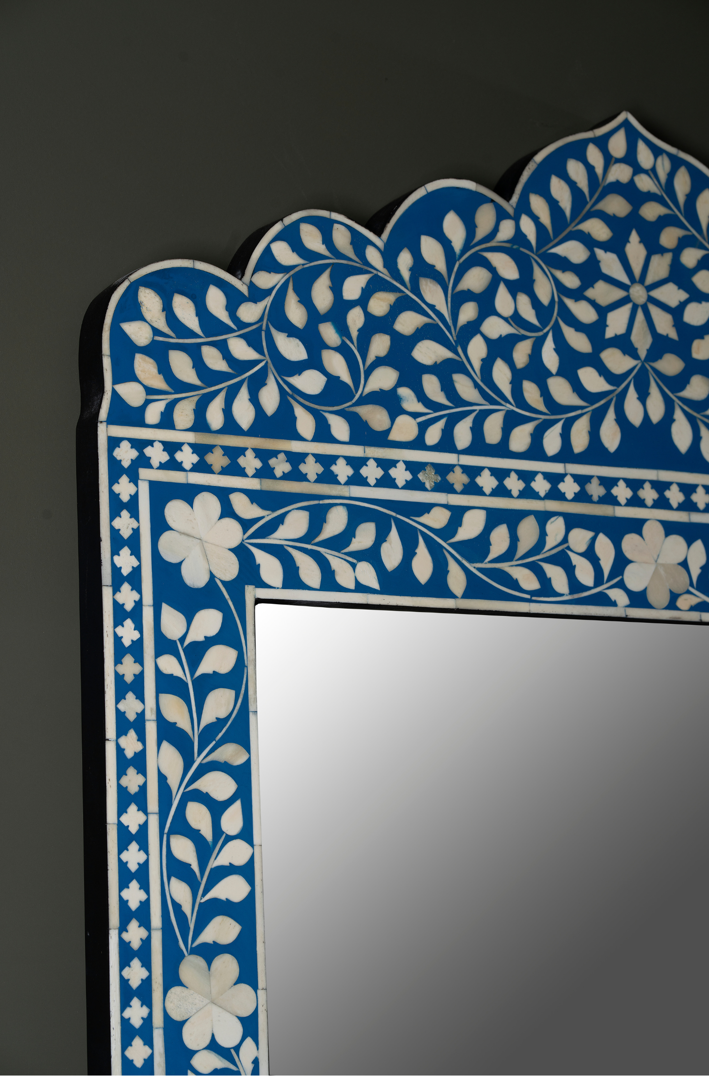 Azure Palace Inlay Wall Mirror