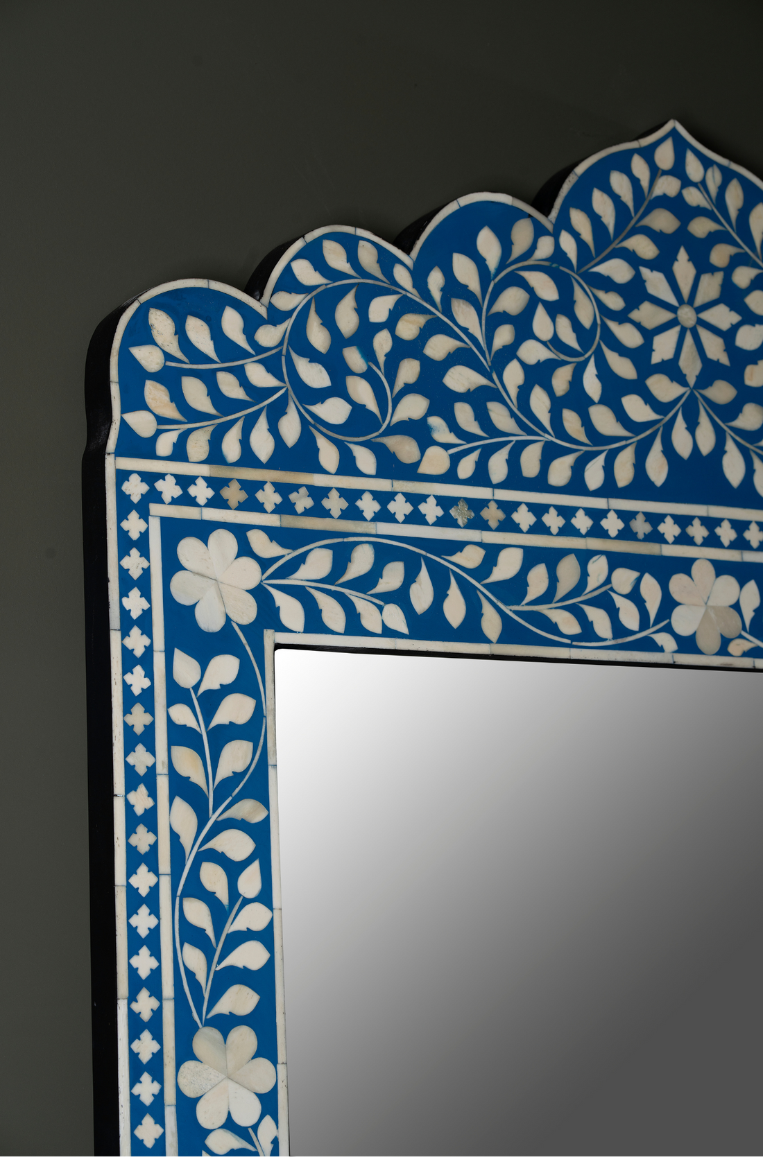 Azure Palace Inlay Wall Mirror