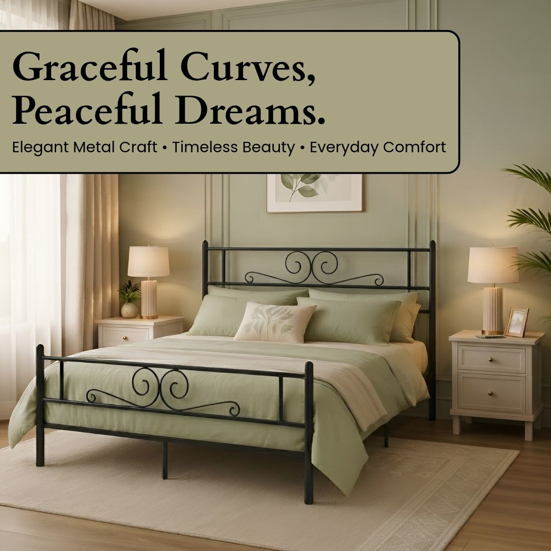 Ornella Metal Bed