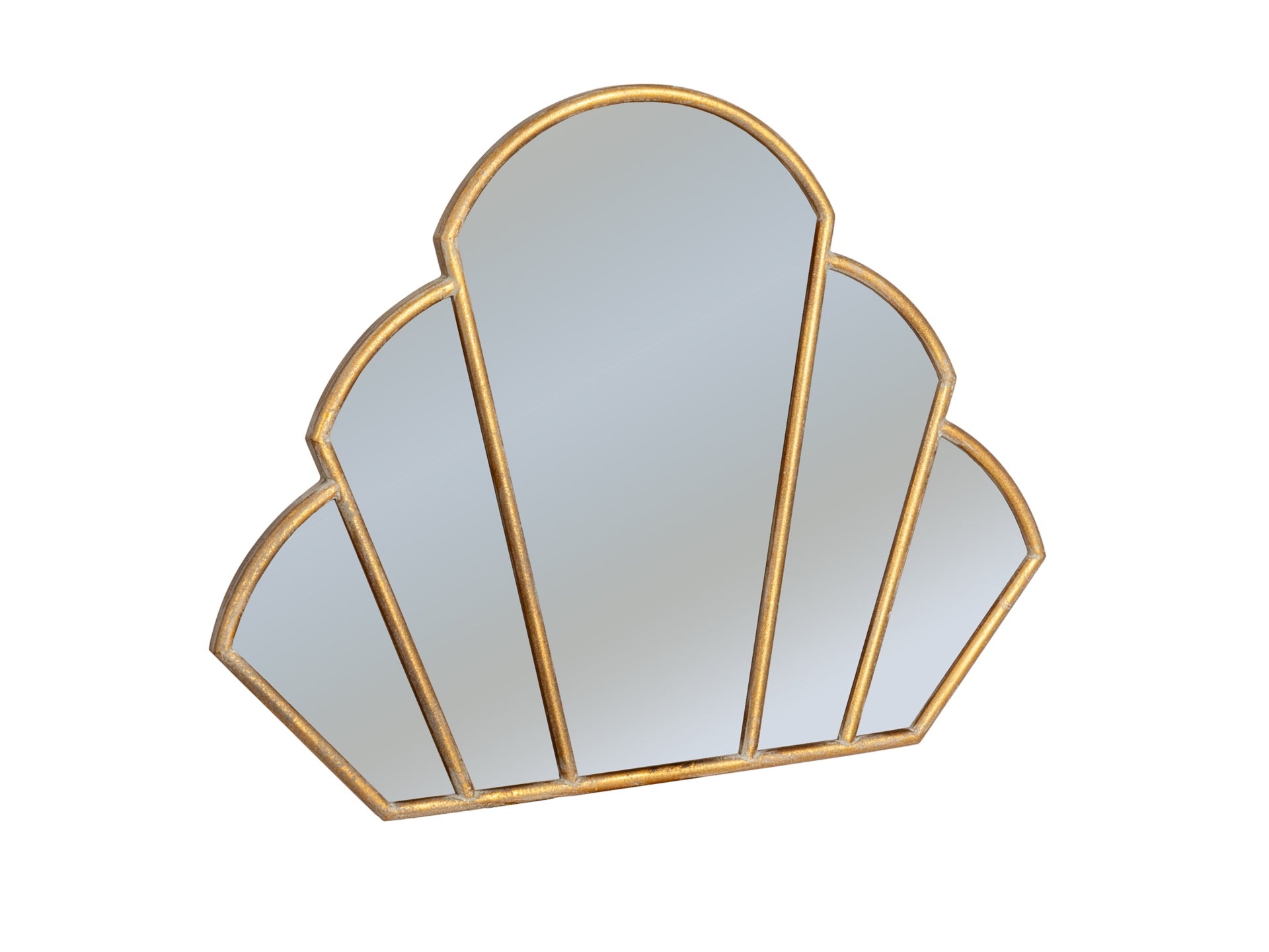 Home Scallop Shaped Wall Mirror