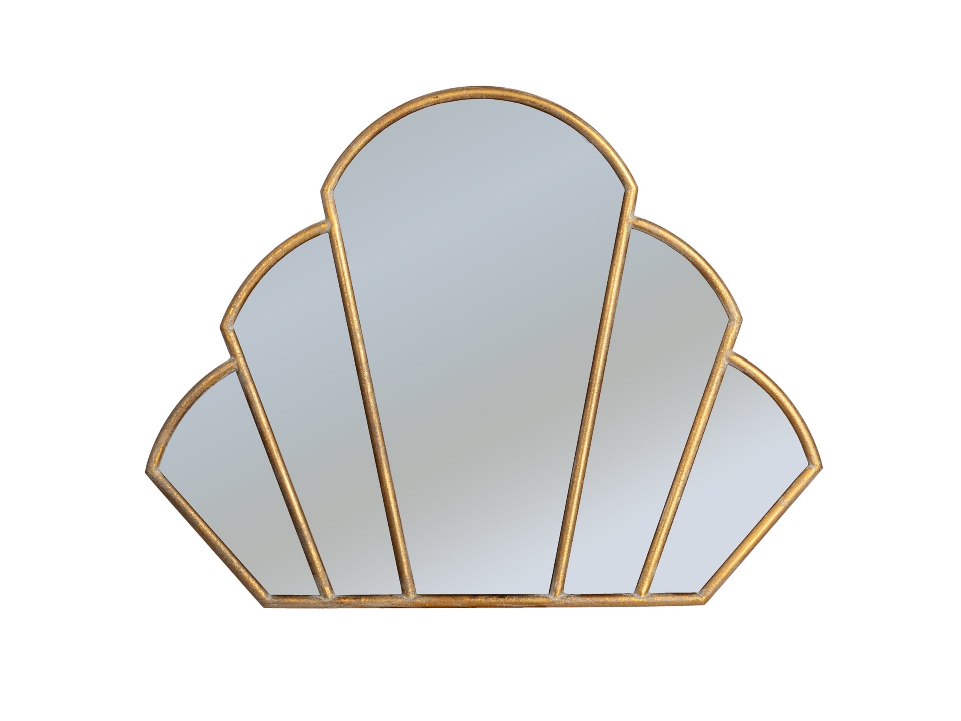 Home Scallop Shaped Wall Mirror