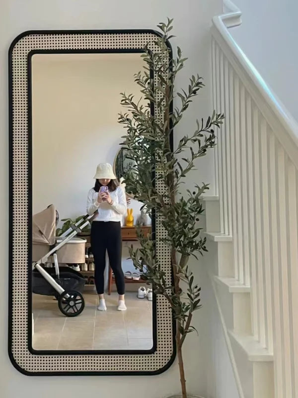 Bamboo Wall Mirror for living room