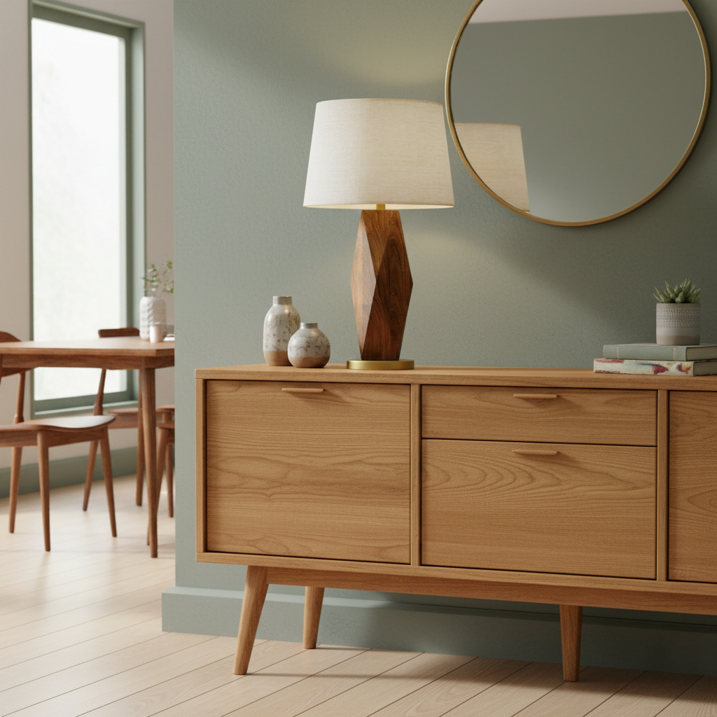 Ashlin Table Lamp – Brown
