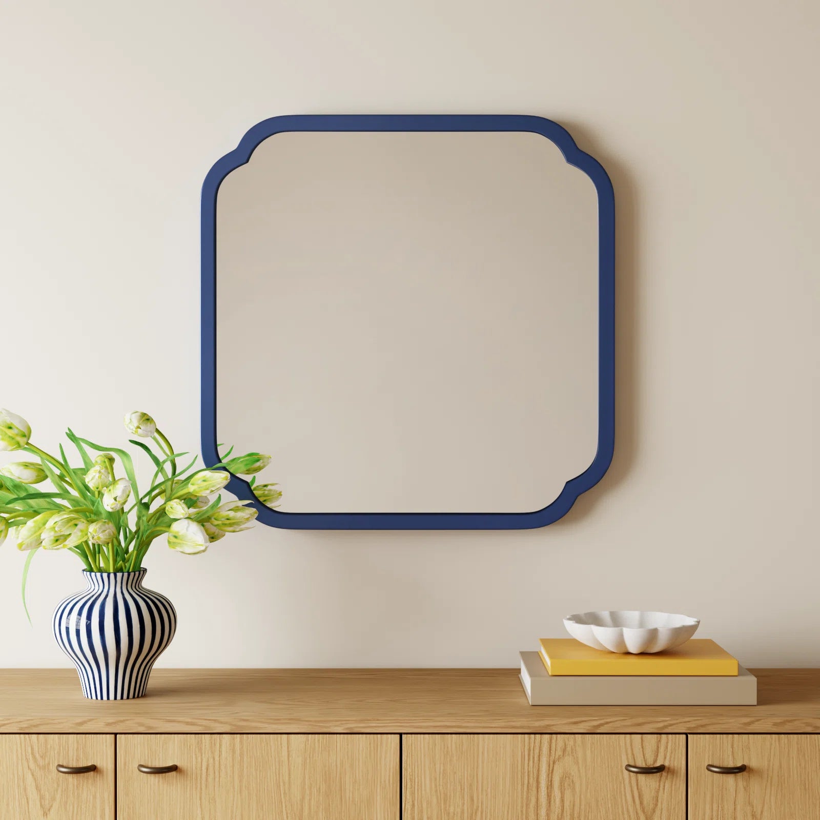 Baltic Scalloped Wall Mirror