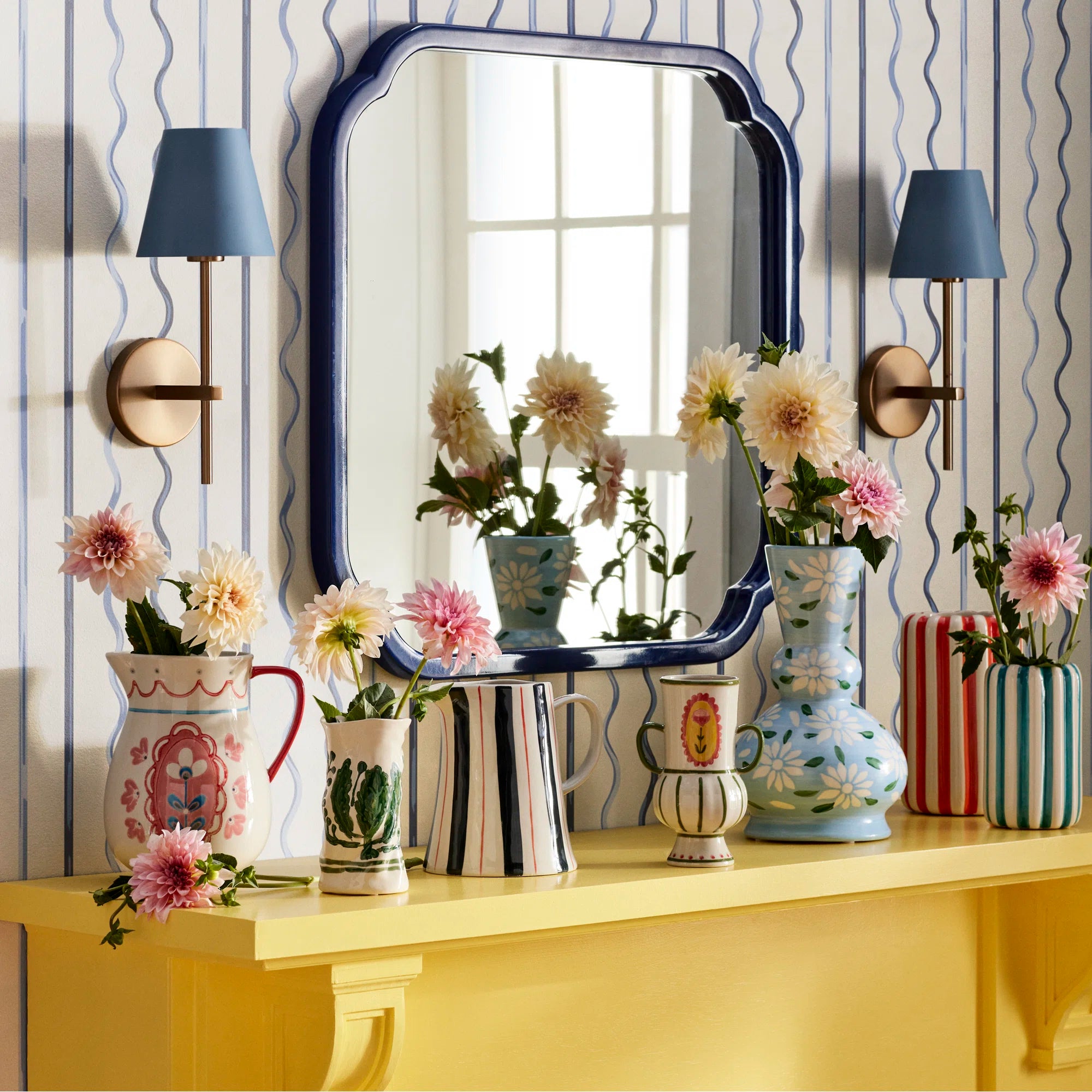 Baltic Scalloped Wall Mirror