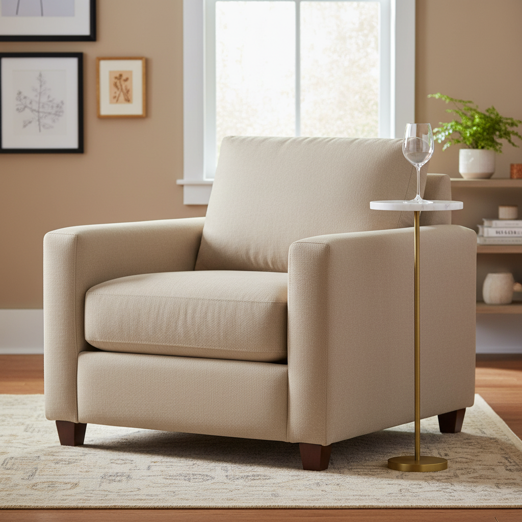 Blaire Drink Table – Brass