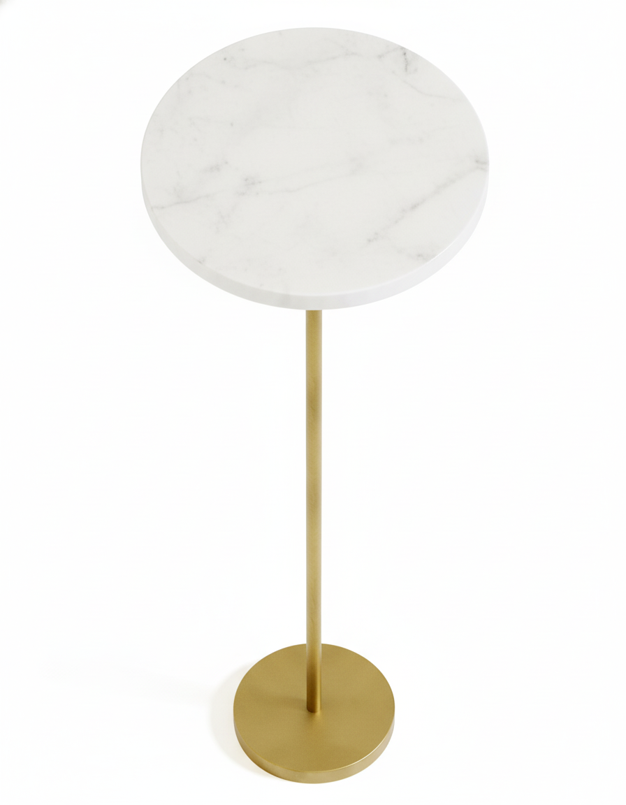 Blaire Drink Table – Brass