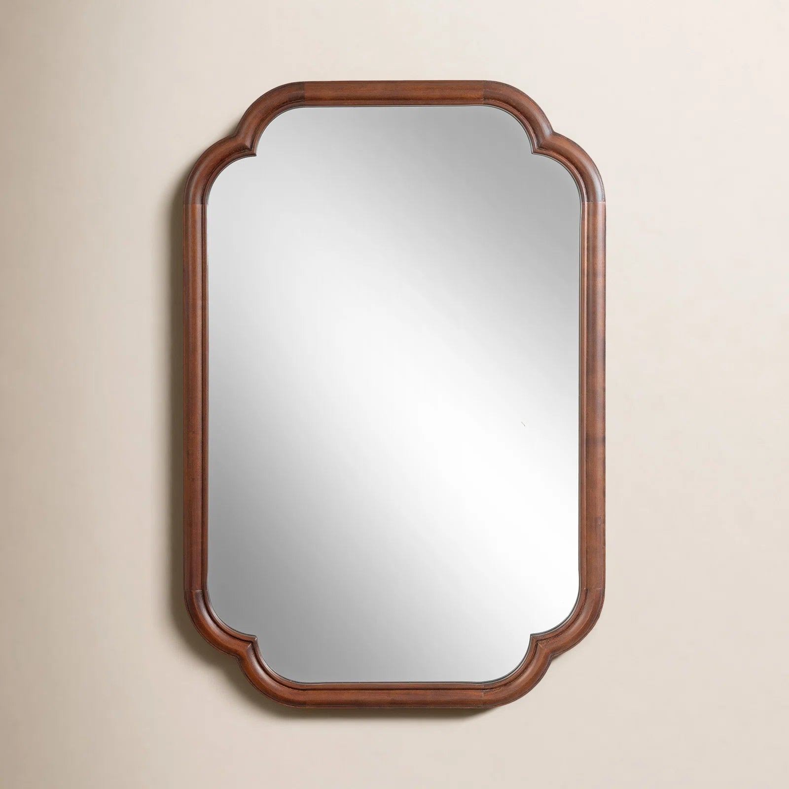 Brandis Wooden Bathroom Wall Mirror