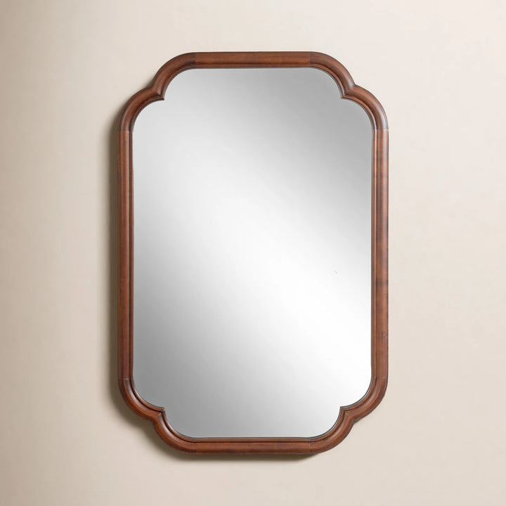 Brandis Wooden Bathroom Wall Mirror