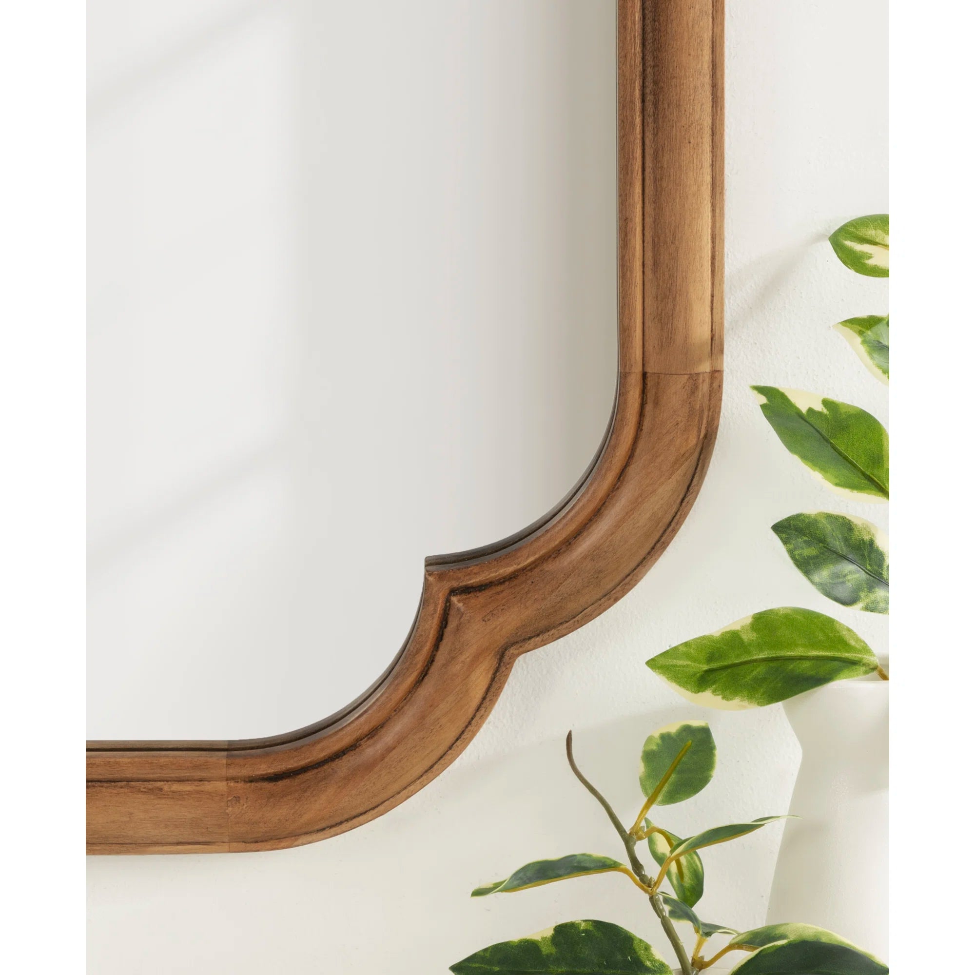Brandis Wooden Bathroom Wall Mirror