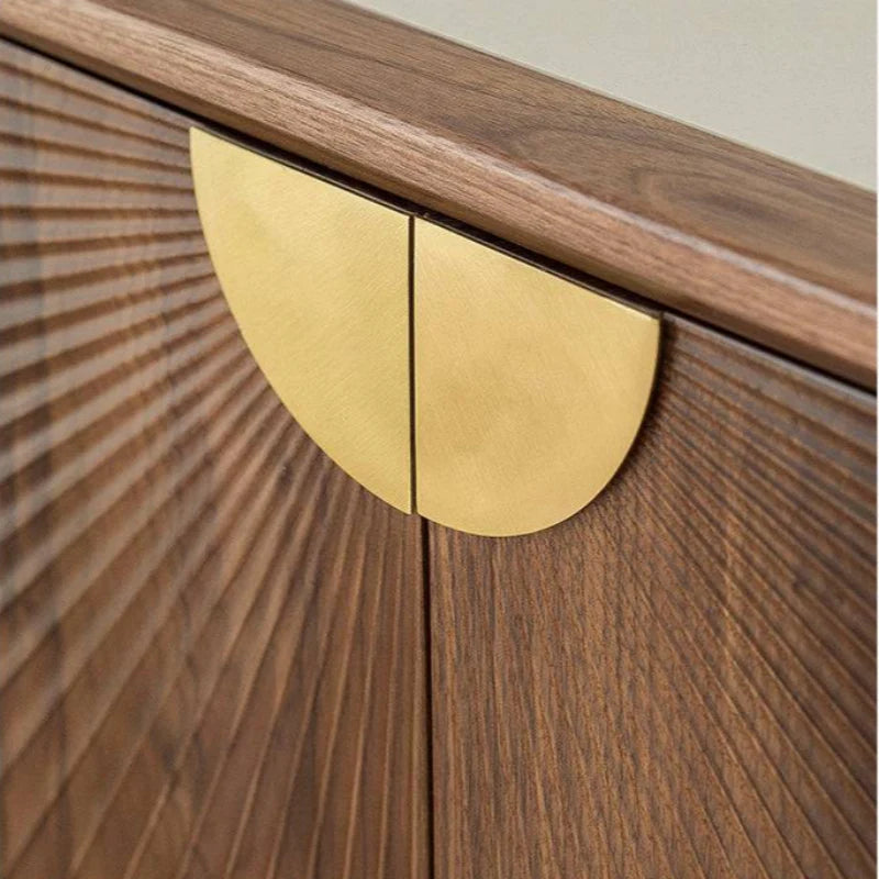 Multi Functional Rock Storage Cabinet with Fan-Shaped Texture