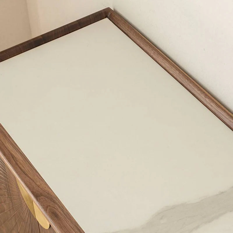 Multi Functional Rock Storage Cabinet with Fan-Shaped Texture