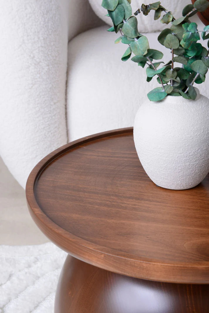 Single Ball Wood Table