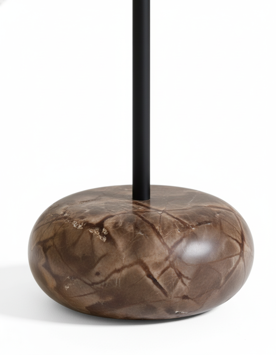 Camaret Drink Table – Rainforest Brown Marble Base