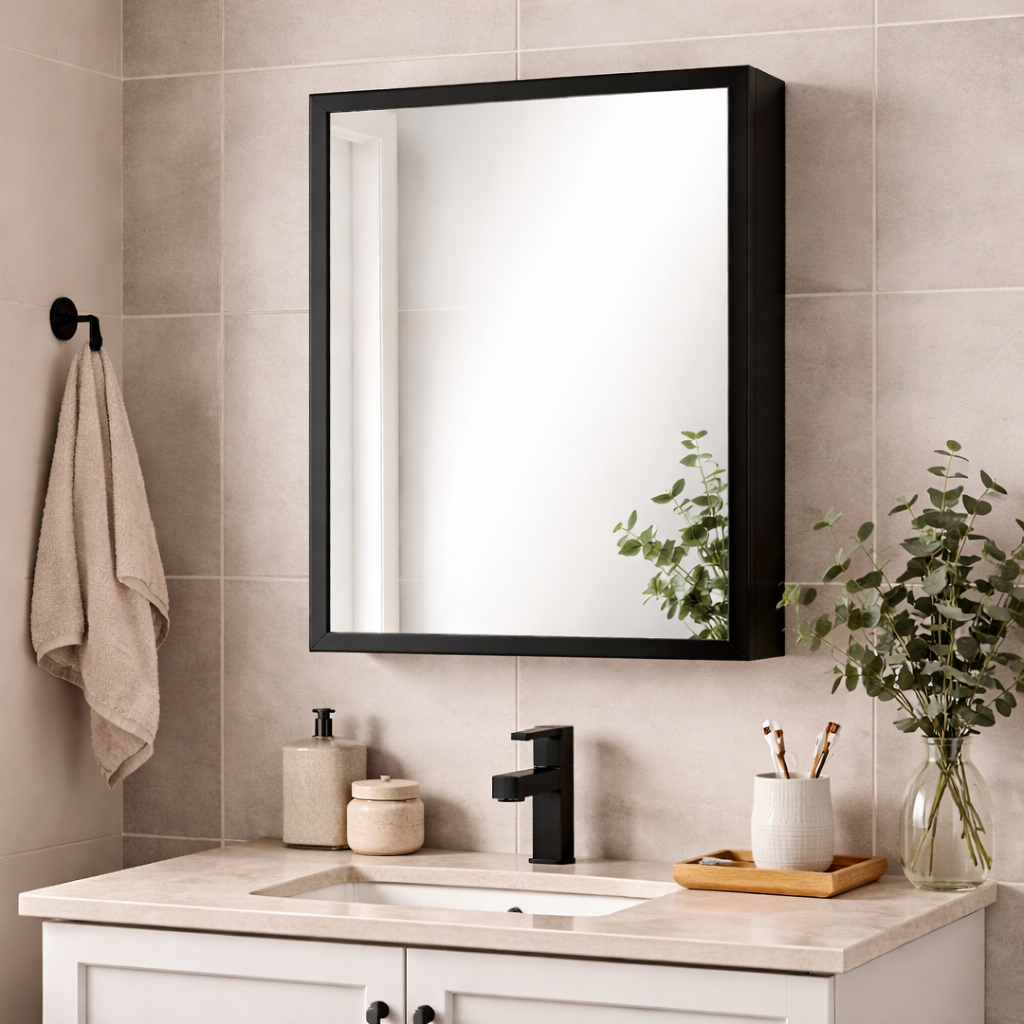 Bathroom Cabinet with Mirror