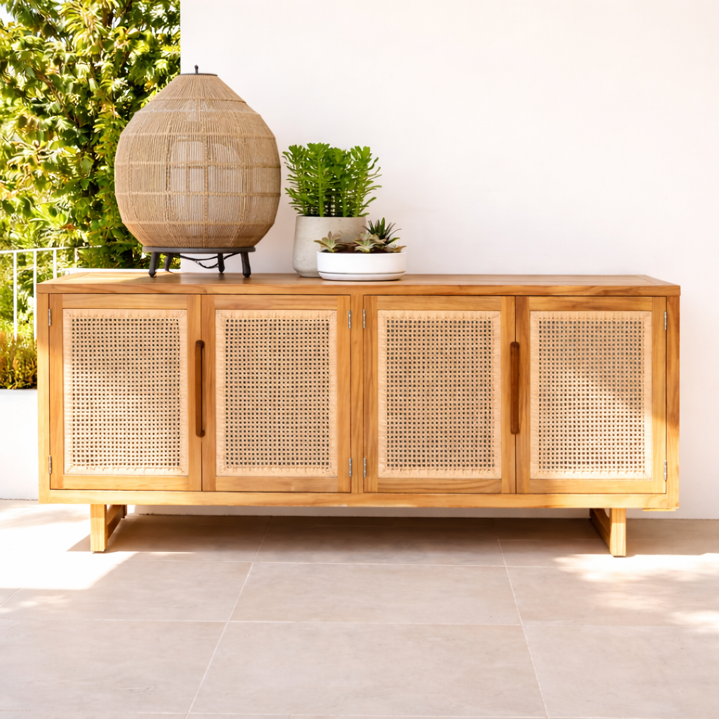 Streem Furniture Solid Wooden Sideboard Cabinet