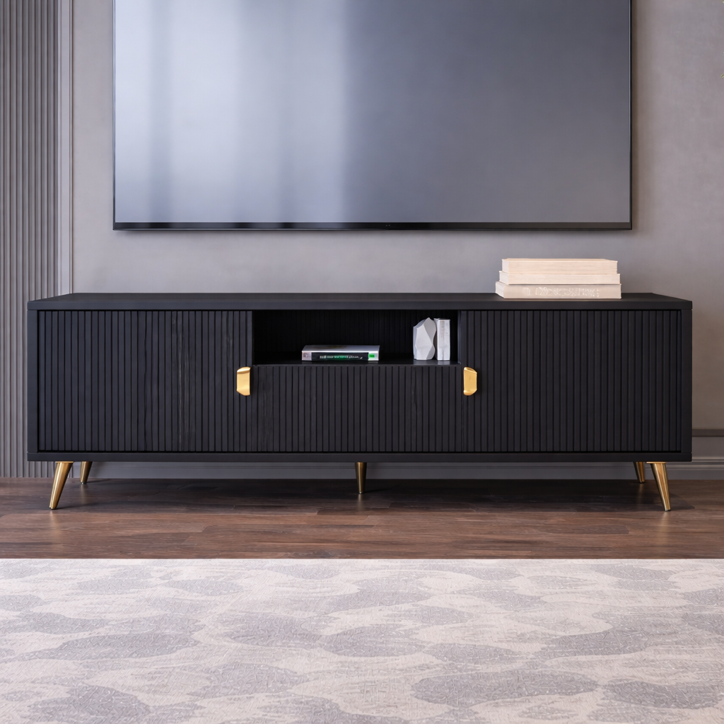 LOTUS 2-door TV stand + 1 drawer
