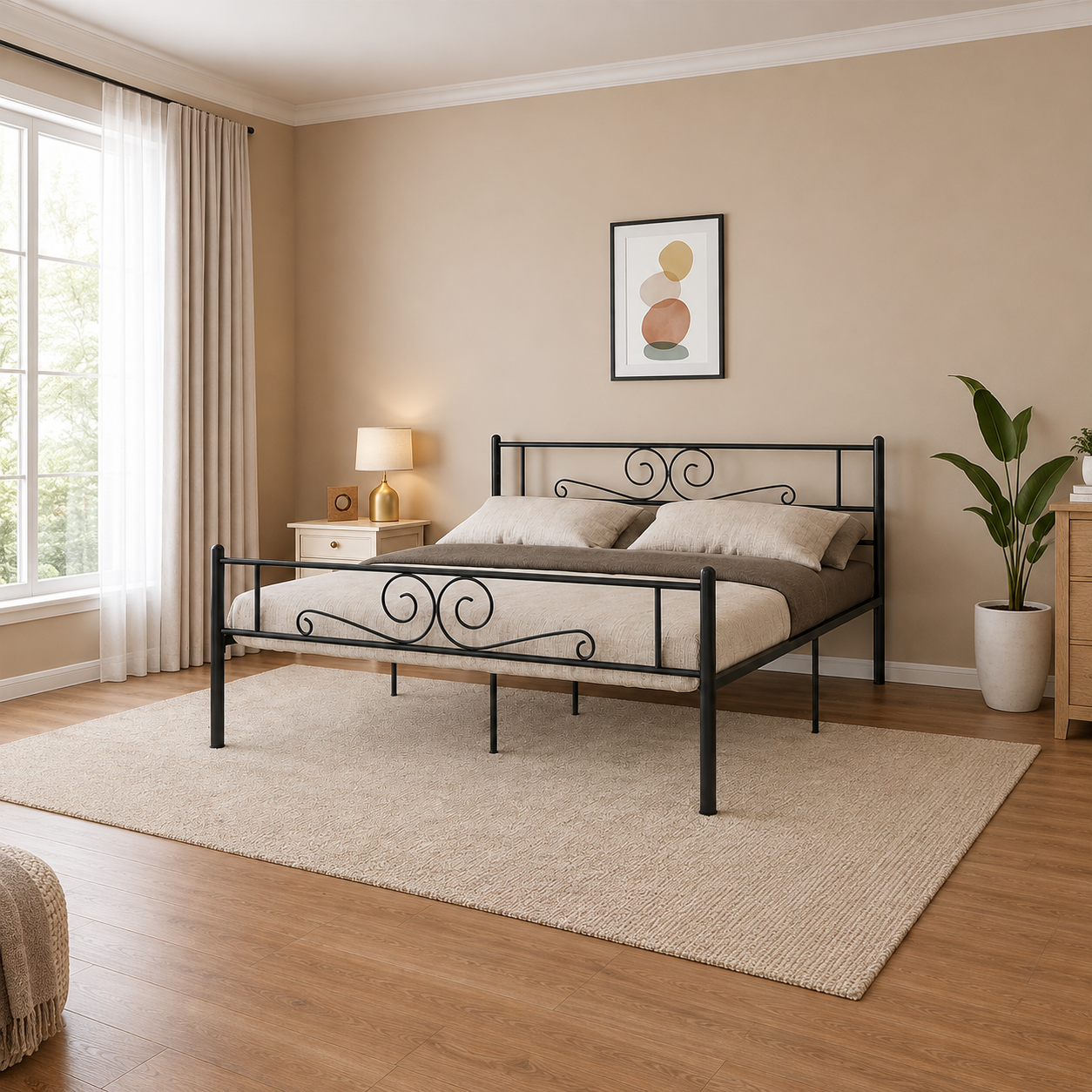 Ornella Metal Bed