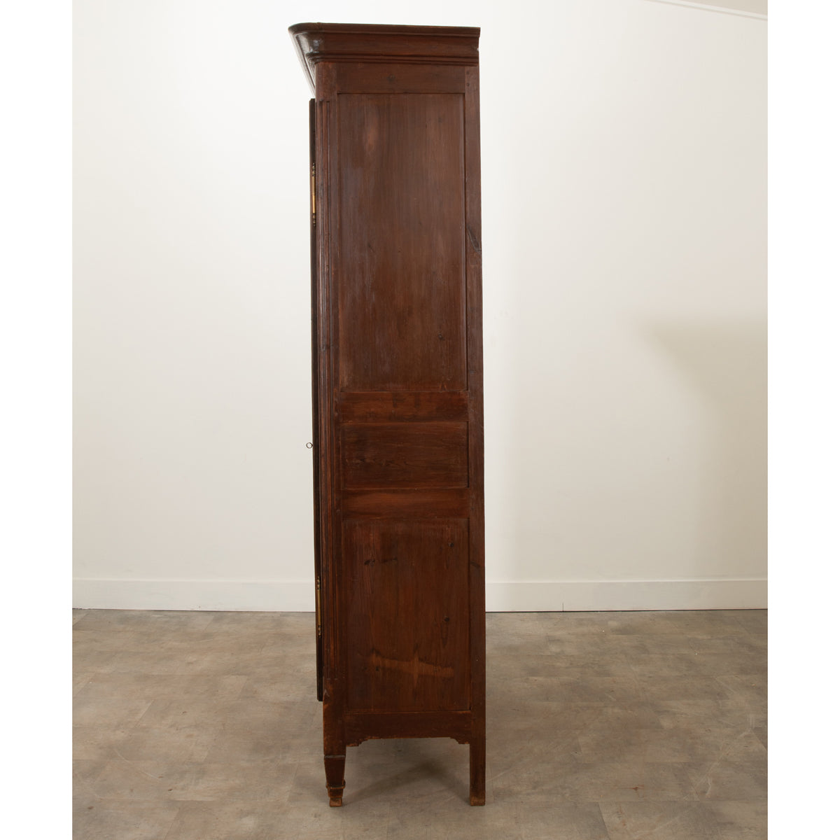 French 19th Century Carved Oak Wardrobe