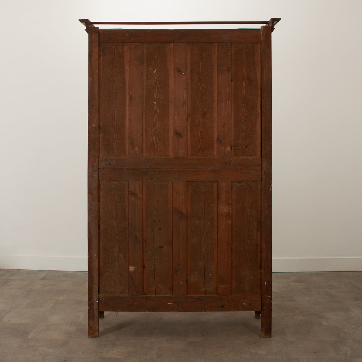 French 19th Century Carved Oak Wardrobe