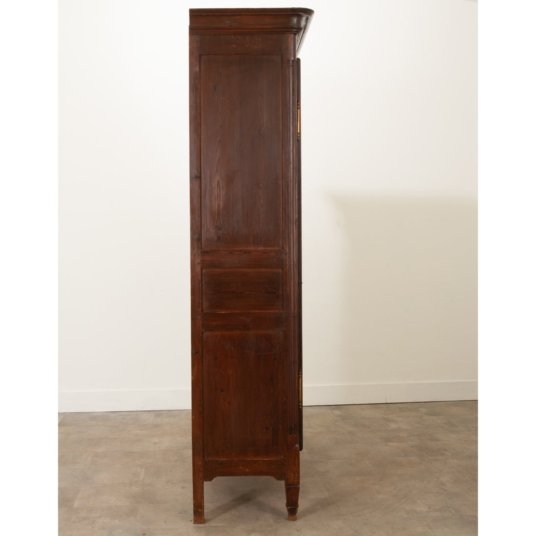 French 19th Century Carved Oak Wardrobe