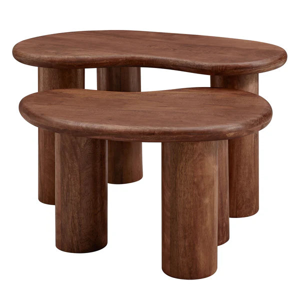Mango Wood Nesting Coffee Table