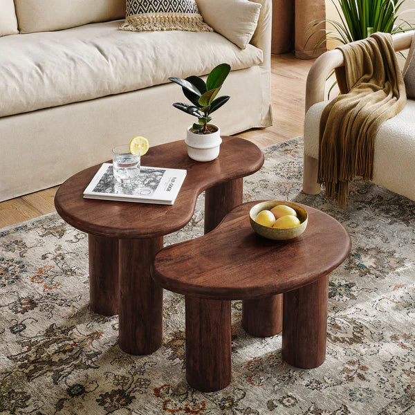 Mango Wood Nesting Coffee Table