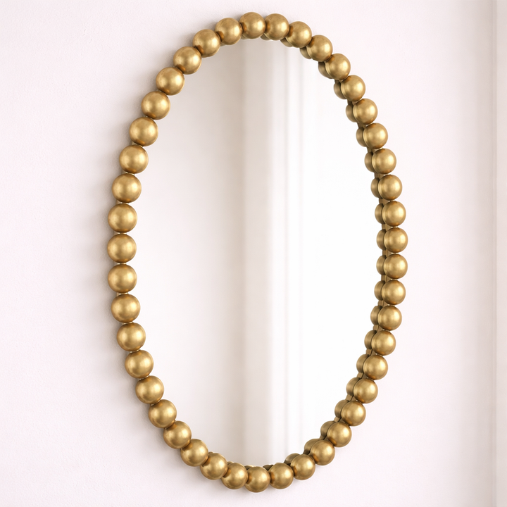 Norrwood Serna Gold Oval Mirror