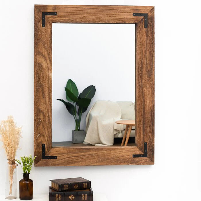 Solid Wood Mirror Frame for Room Decorations