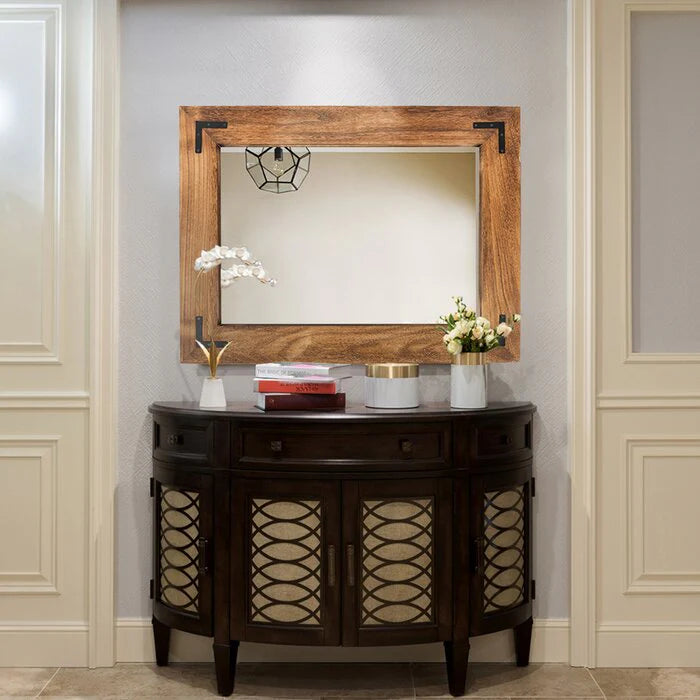 Solid Wood Mirror Frame for Room Decorations