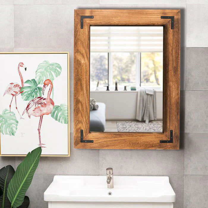 Solid Wood Mirror Frame for Room Decorations