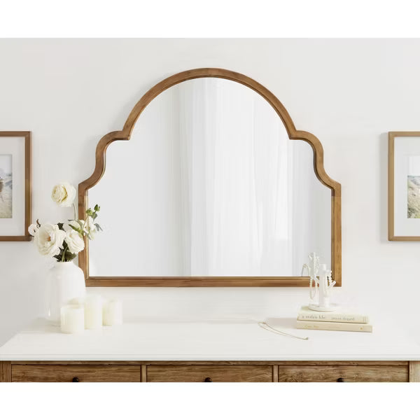 Wood Arch Mirror