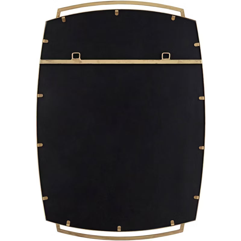 Gold Layered Metal Wall Mirror