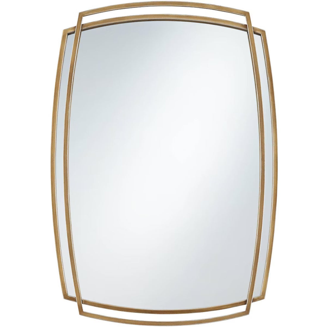 Gold Layered Metal Wall Mirror