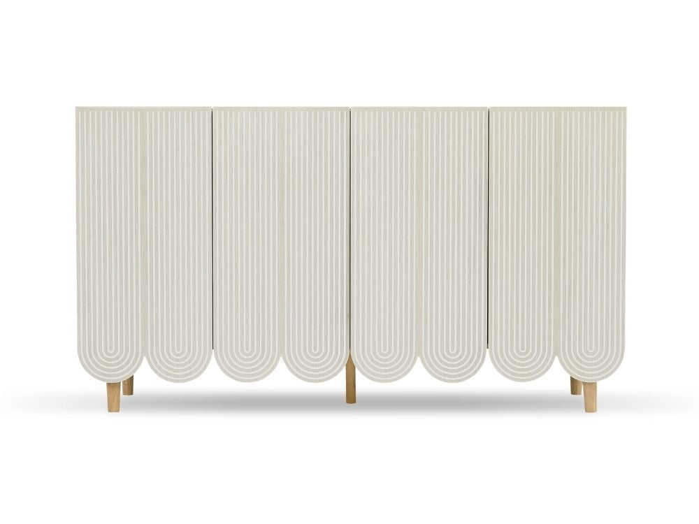 Blush Curve Console Cabinet