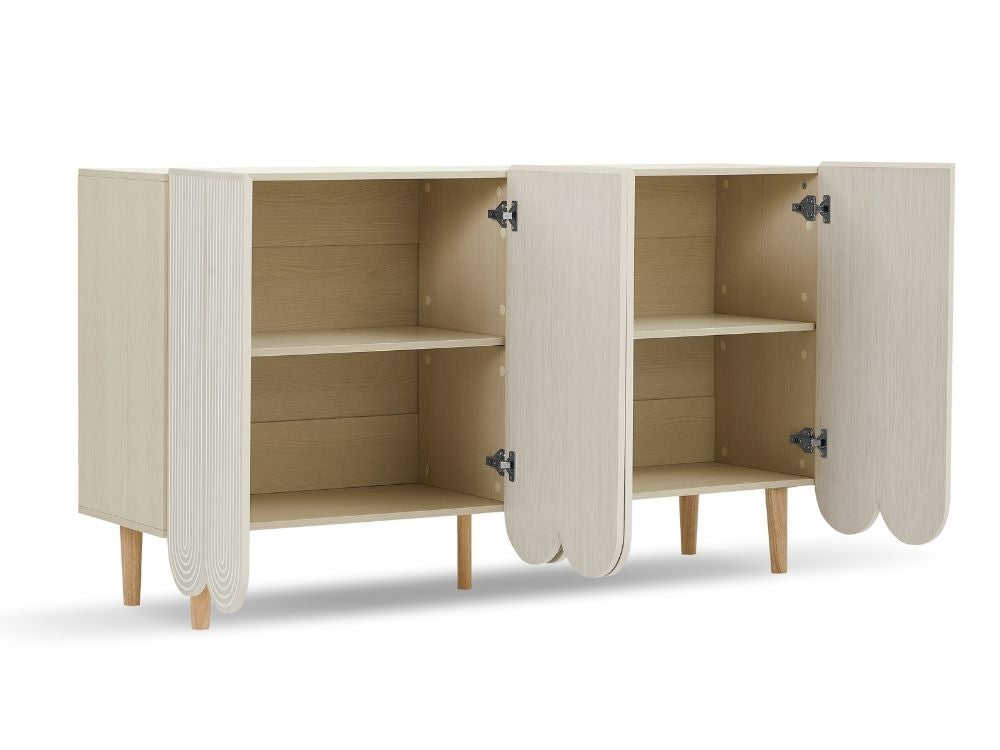 Blush Curve Console Cabinet